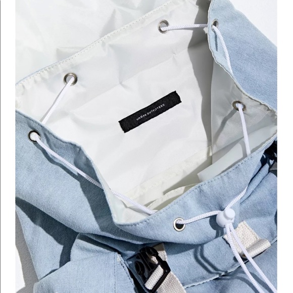 UO // denim utility backpack - Picture 4 of 9